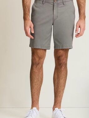 Tommy Bahama Men's Boracay Island Spa Stone Gray Flat Front Chino Shorts